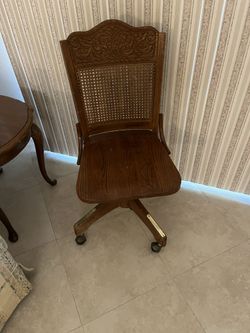 Antique desk chair