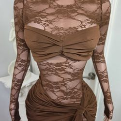 Sexy Long Sleeve Dress 