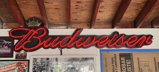 Rare Budweiser Neon