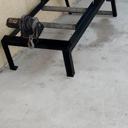 Plumbing Sewer Machine Ramp With Winch Only" No Switch "