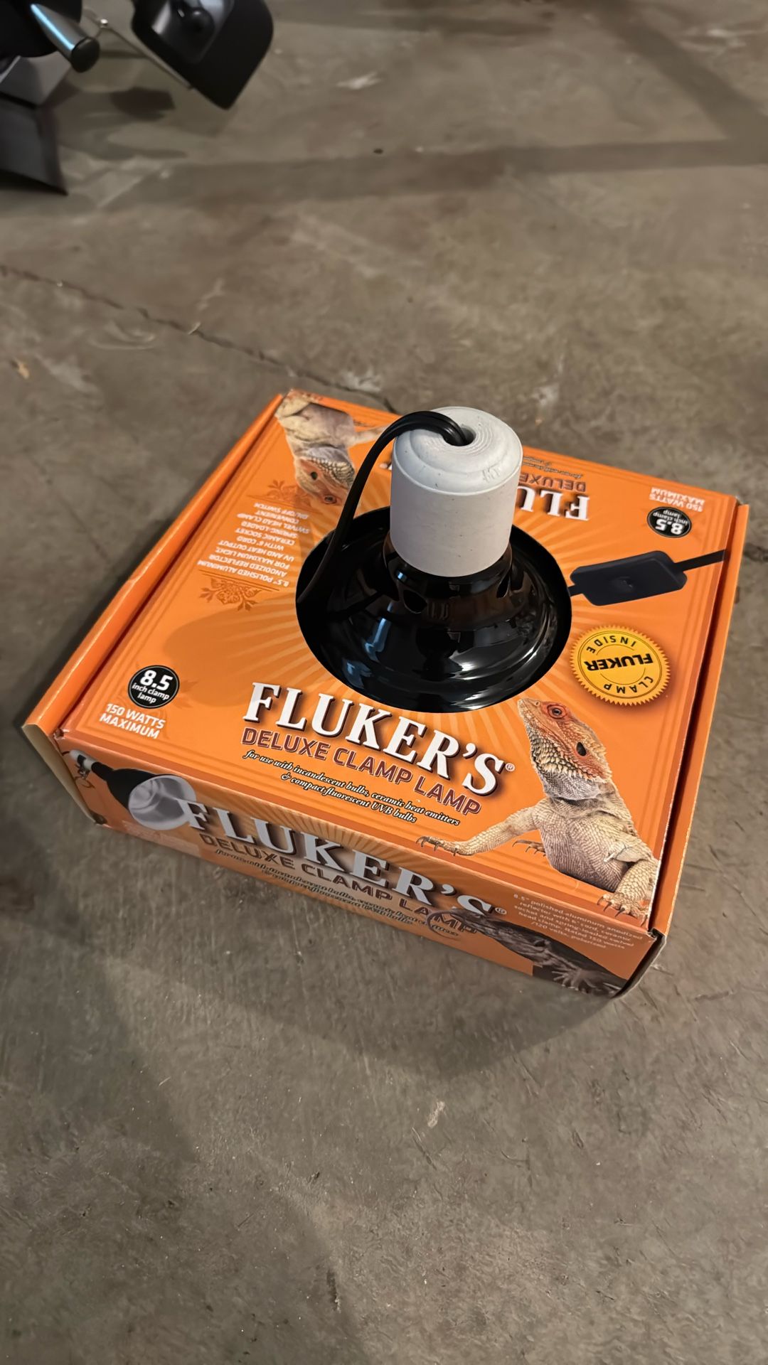 Fluker’s Deluxe Clamp Lamp