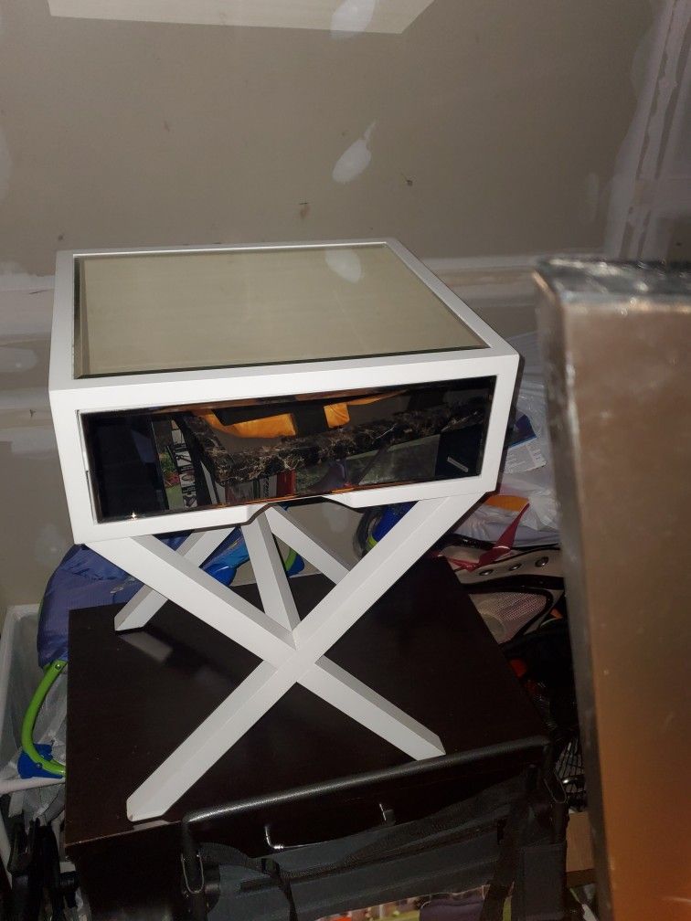 Mirrored Nightstand
