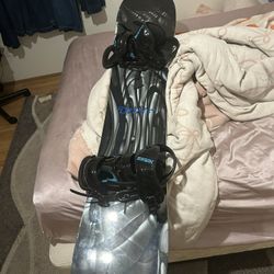 Burton snowboard/custom burton bindings