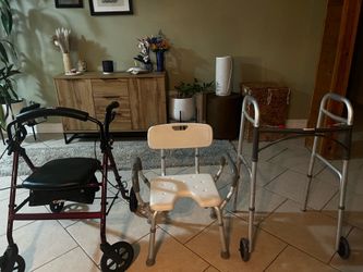 Walkers and bath chair