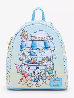 Loungefly Disney Donald Duck Ice Cream Mini Backpack
