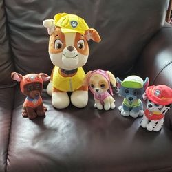 Build A Bear Rubble, Ty Skye, Ty Rocky. TY Marshall