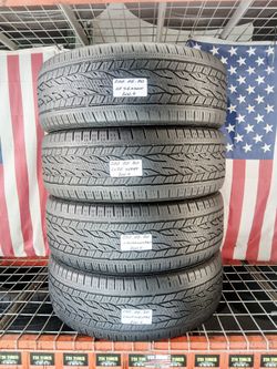 255/55R20 CONTINENTAL CROSSCONTAC LX SPORT P255/55R20 OEM FACTORY REPLACEMENT TAKE-OFF USED TIRES TRUCK SUV SPORT CAR SEDAN JEEP 255 55 20