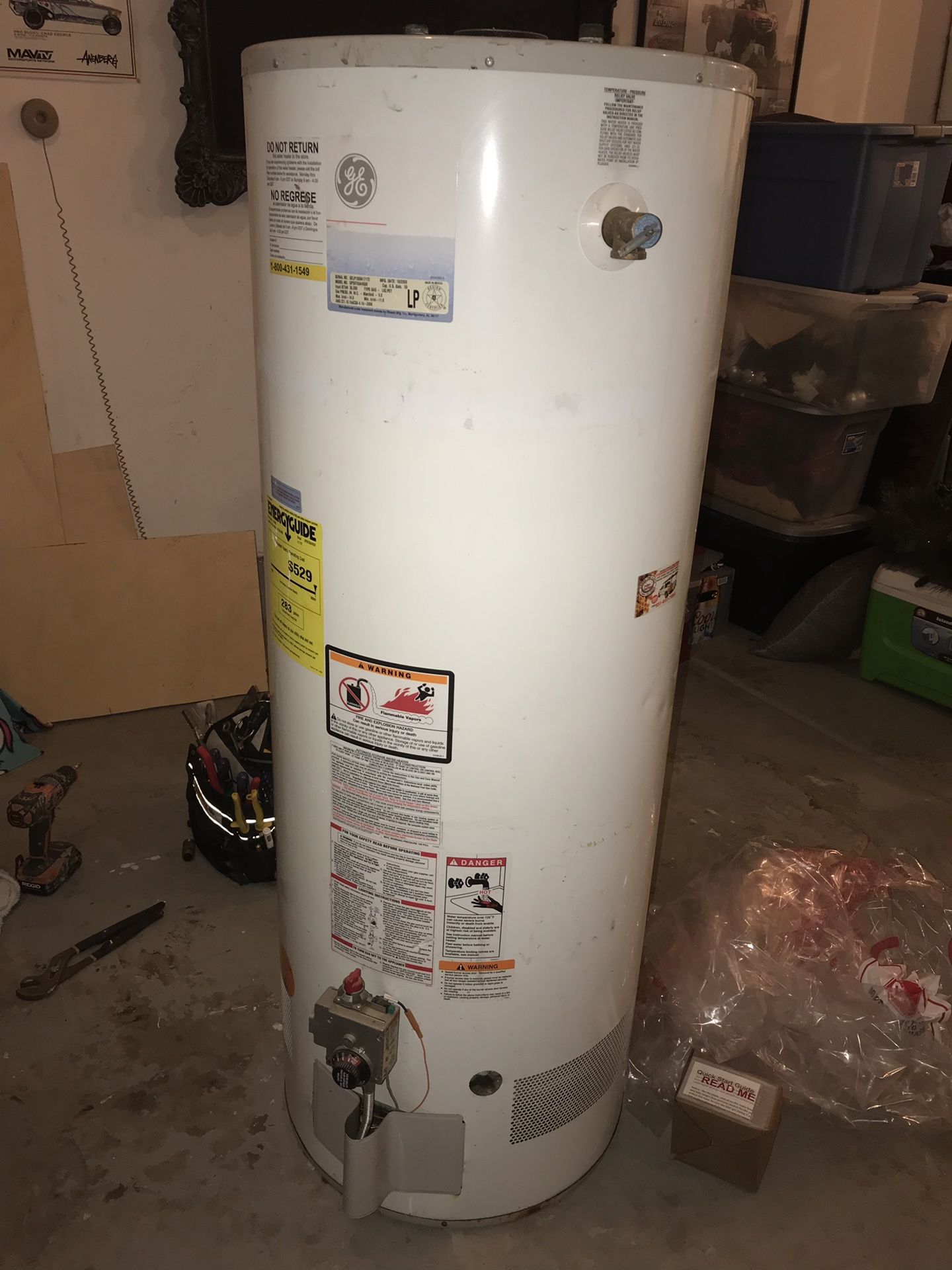 Water heater GE 50 gallon