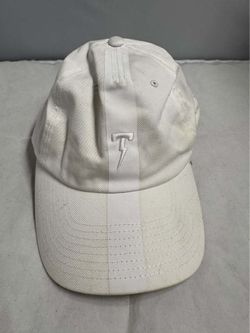 Tackma White Strapback Baseball Cap