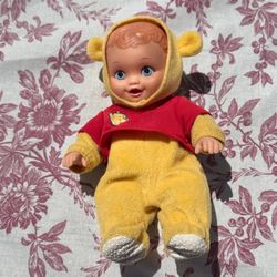 Vintage Winnie the Pooh Baby Doll