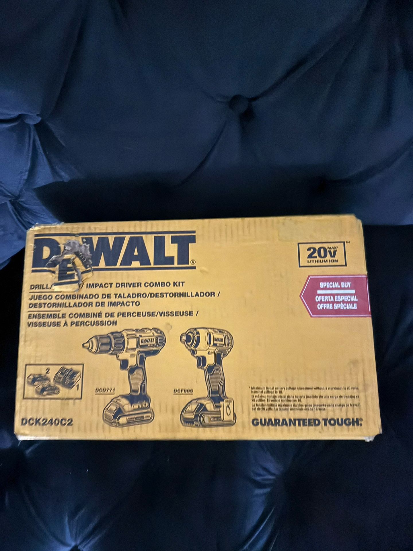 DEWALT 2-Tool 20-Volt Max Power Tool Combo Kit with Soft Case (2-Batteries and charger Included