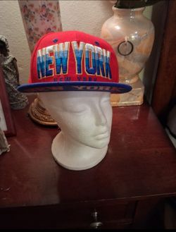 New York 3D Red Blue MultiColor Snapback Hat/Cap