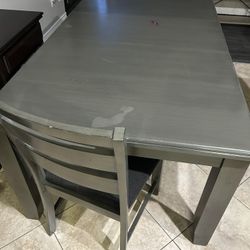 Extendable Dining Table Set 