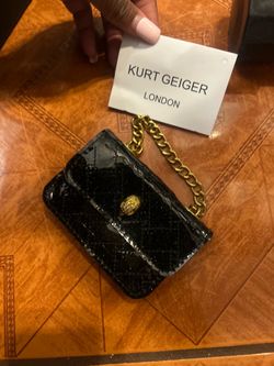 Black clear Kurt Geiger purse!