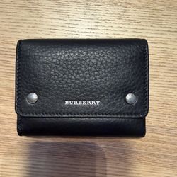 Burberry Small Leather Folding Wallet Brand New With Receipt
