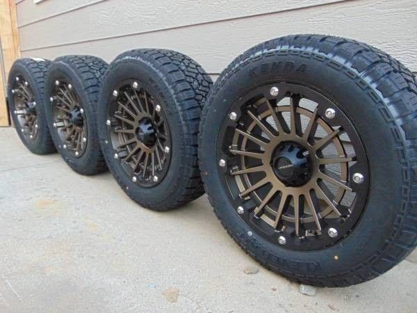 New Black/Bronze 20X9 Rims 275 60 20 Kenda All Terrain Tires 5X5.5 -12MM Offset