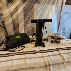 2001 OG Xbox And Black Xbox 360 With 360 Games