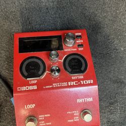 Guitar  boss rc 10r rhythm loop station