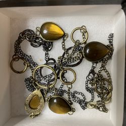 Various Jewelry Necklaces and Bracelets