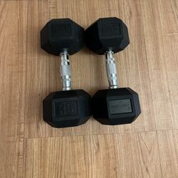 35 lbs Dumbbells 35 lbs x2)