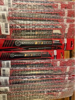 (100 Total )Reciprocating Saw Blade Set, 9 & 9.4 Inch Wood & Metal Cutting Pruner Saw Blades
