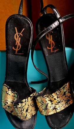 YSL Yves Saint Laurent Slingback Heels