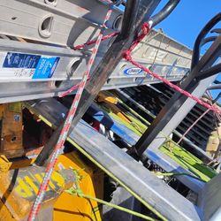 Five 32,Ft Aluminum Extension Ladders$300-349ea