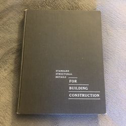 Standard structural details for building construction book
