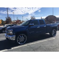 Chrome Mirror Fit Chevy Trucks 2016up