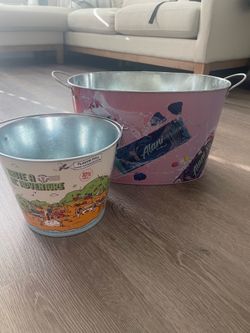 Tin buckets