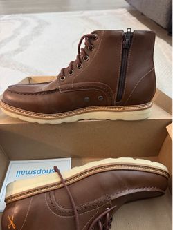 Vegan leather boots