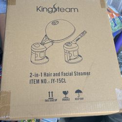 King Steam 2-1 Hair And Facial Steamer 