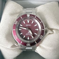Seiko Prospex Samurai Automatic Diver 200m, Burgundy/Oxblood Dial