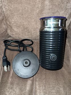 Nespresso Aeroccino 3 Milk Frother Black 3594 - Tested & Working - Electric Foam
