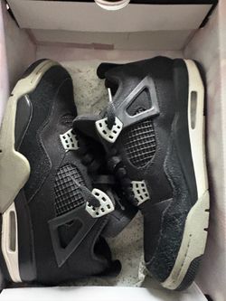 jordan 4 black canvas