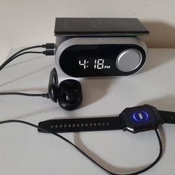 Atomi Qi Wireless Charging Alarm Clock