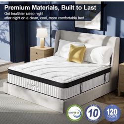 Suiforlun California King Mattress, 14 Inch