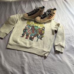 Sweatshirt And Shoes Set