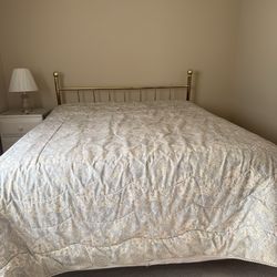 Free Queen size Bed Frame, Mattress & Box Spring