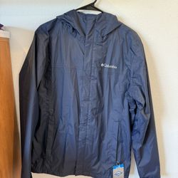 Brand New Men’s Columbia Watertight II Omni-Tech Lightweight Jacket With Hoodie