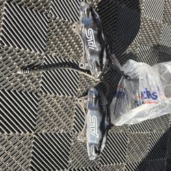 S8baru Sti Front Calipers 