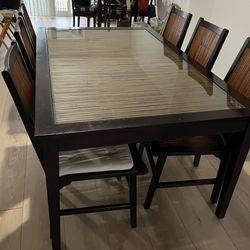Pier One Dining Table with 6 Chairs