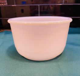 Vintage Milk Glass Mixing Bowl