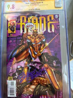 Authenticated BladeVampire Hunter #5 4/00 signed&sketched  by creators
