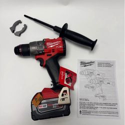 🔥Milwaukee M18 FUEL Gen-4 Brushless Hammer Drill 2904-20 + battery 5.0