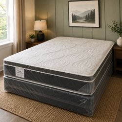 Queen Size Mattress Pillow Top 14” – High Quality & Comfort | Factory Fresh & Sealed | Same Day Delivery Available