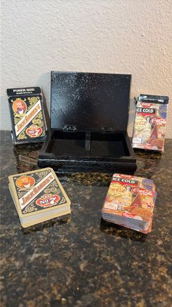 Jack Daniel's & Coca-Cola Playing Cards Set with Box