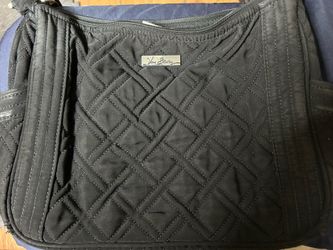 Vera Bradley Black Quilted Shoulder Bag