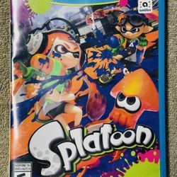 Splatoon (Nintendo Wii U, 2015) Complete w/case Tested And Works