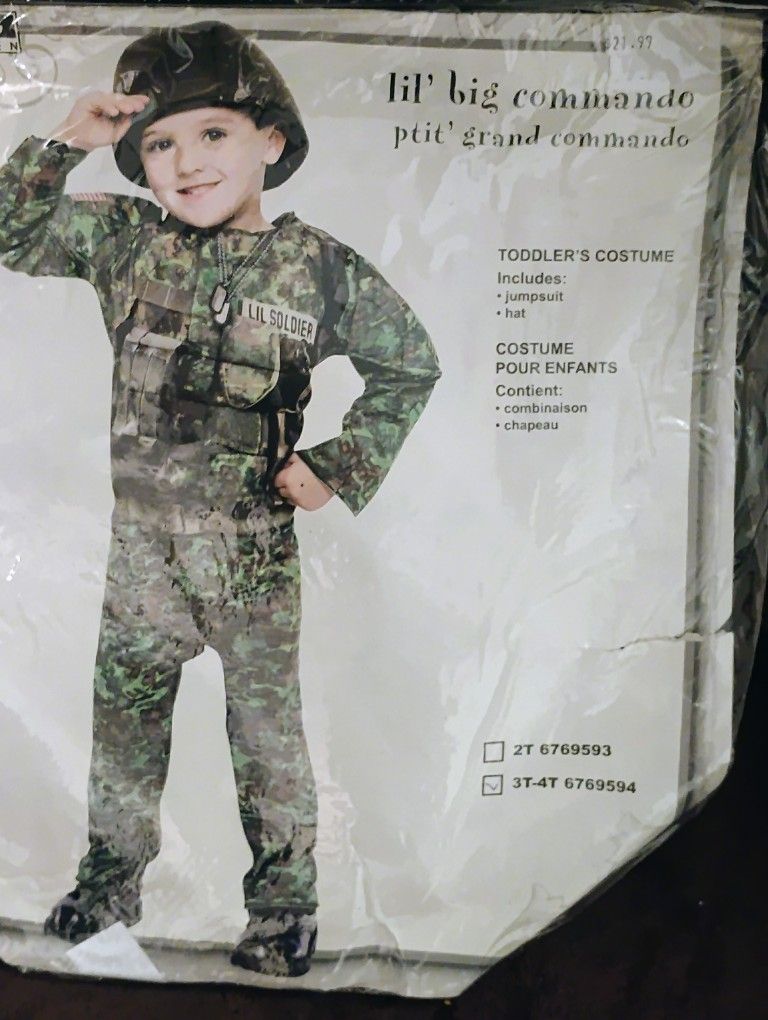 Marines Soldier Costume Size 3 t /4t Asking $10